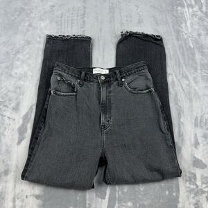 Abercrombie & Fitch Jeans Womens 27/4 Black  The Ankle Straight Ultra High Rise